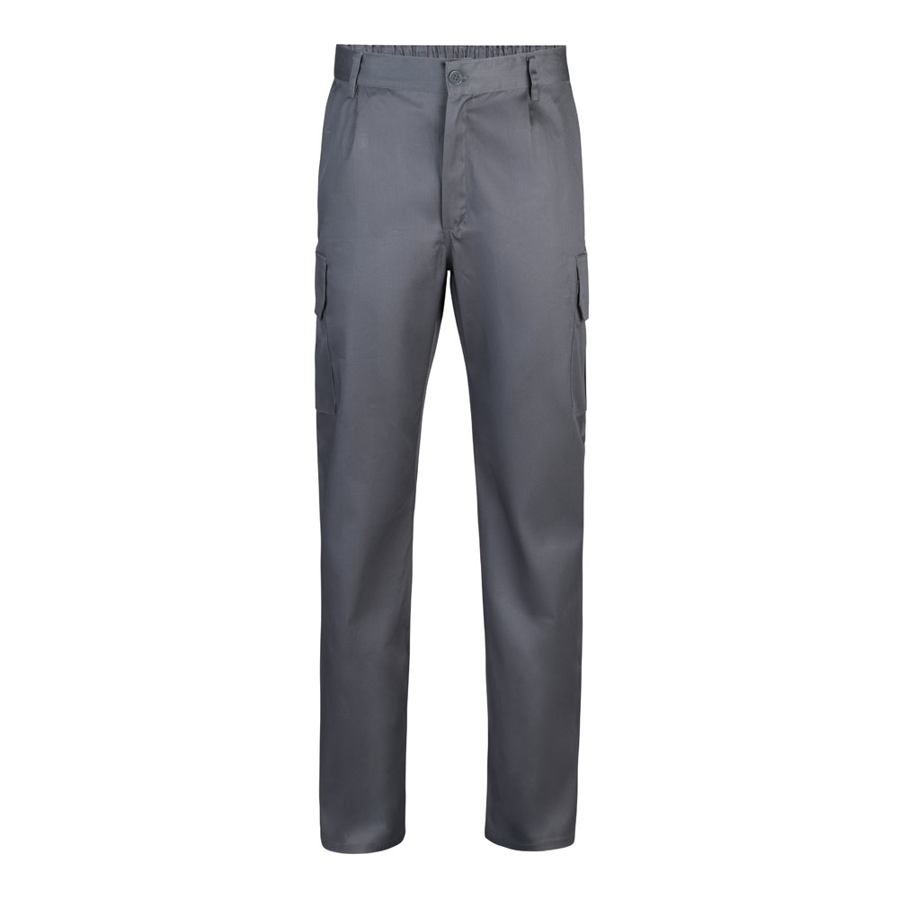 VL MABON. Pantalón multibolsillos de sarga (200g/m²), en algodón (35%) y poliéster (65%)