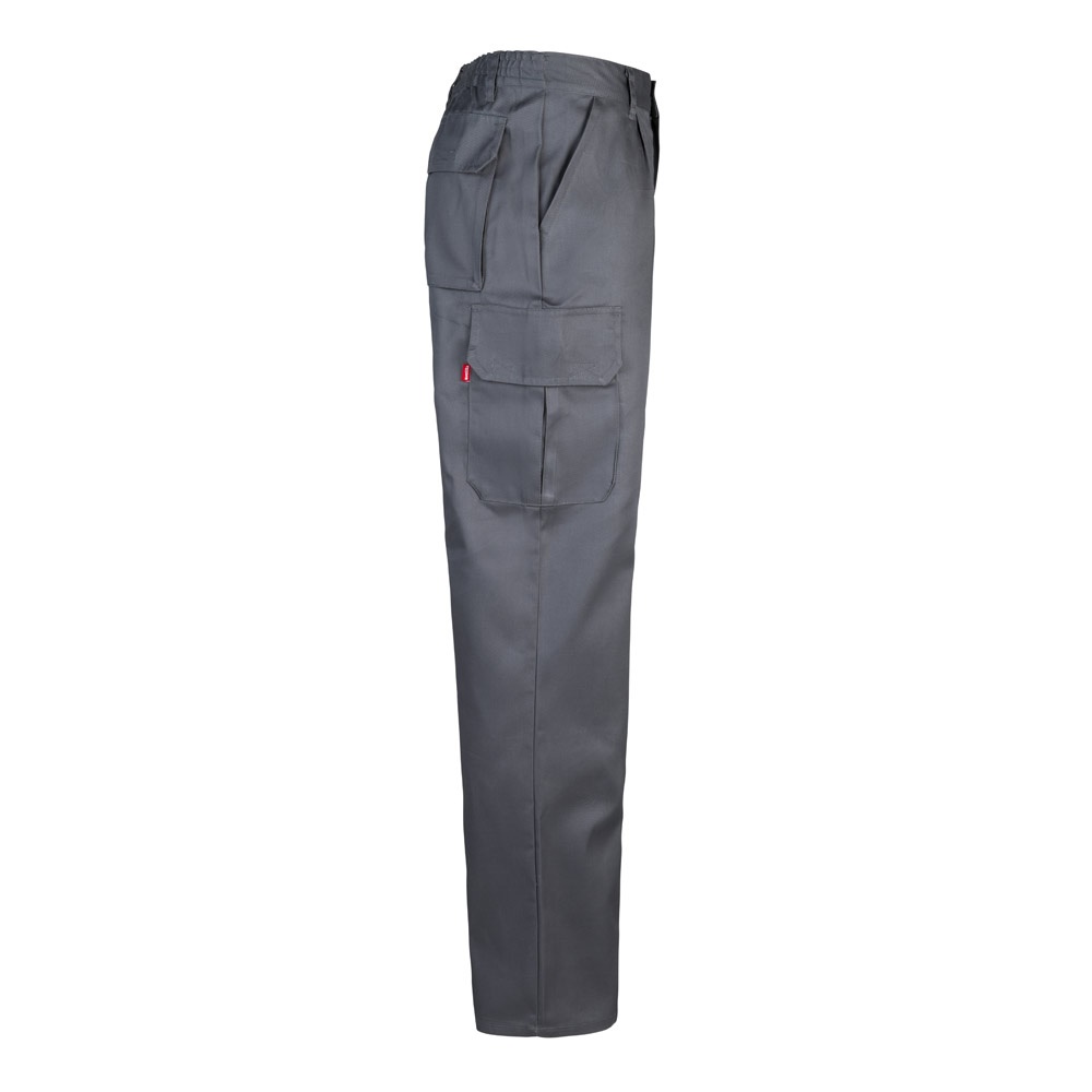 VL MABON. Pantalón multibolsillos de sarga (200g/m²), en algodón (35%) y poliéster (65%)