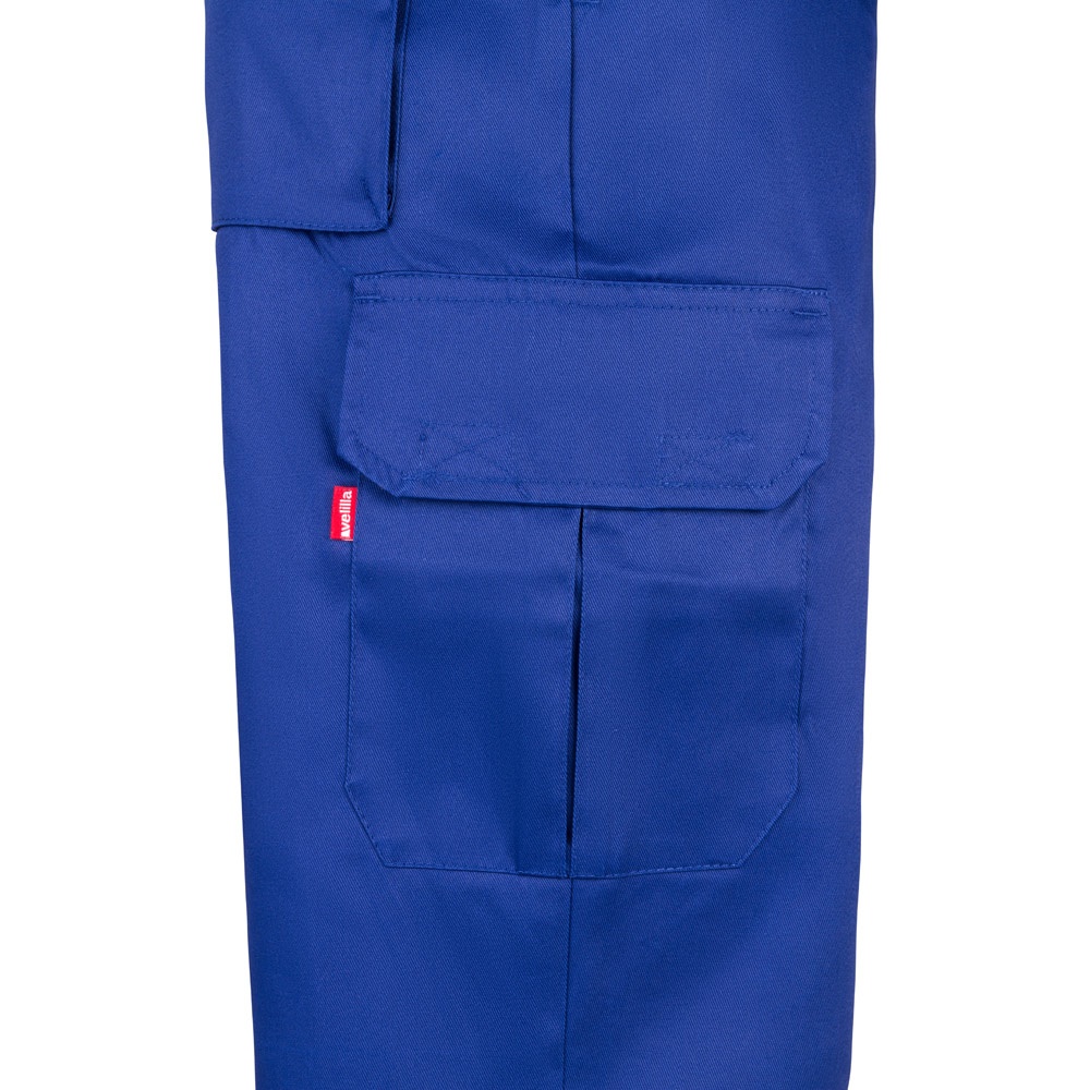 VL MABON. Pantalón multibolsillos de sarga (200g/m²), en algodón (35%) y poliéster (65%)