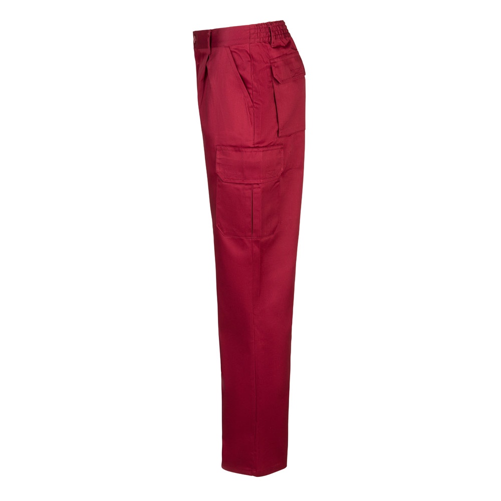 VL MABON. Pantalón multibolsillos de sarga (200g/m²), en algodón (35%) y poliéster (65%)