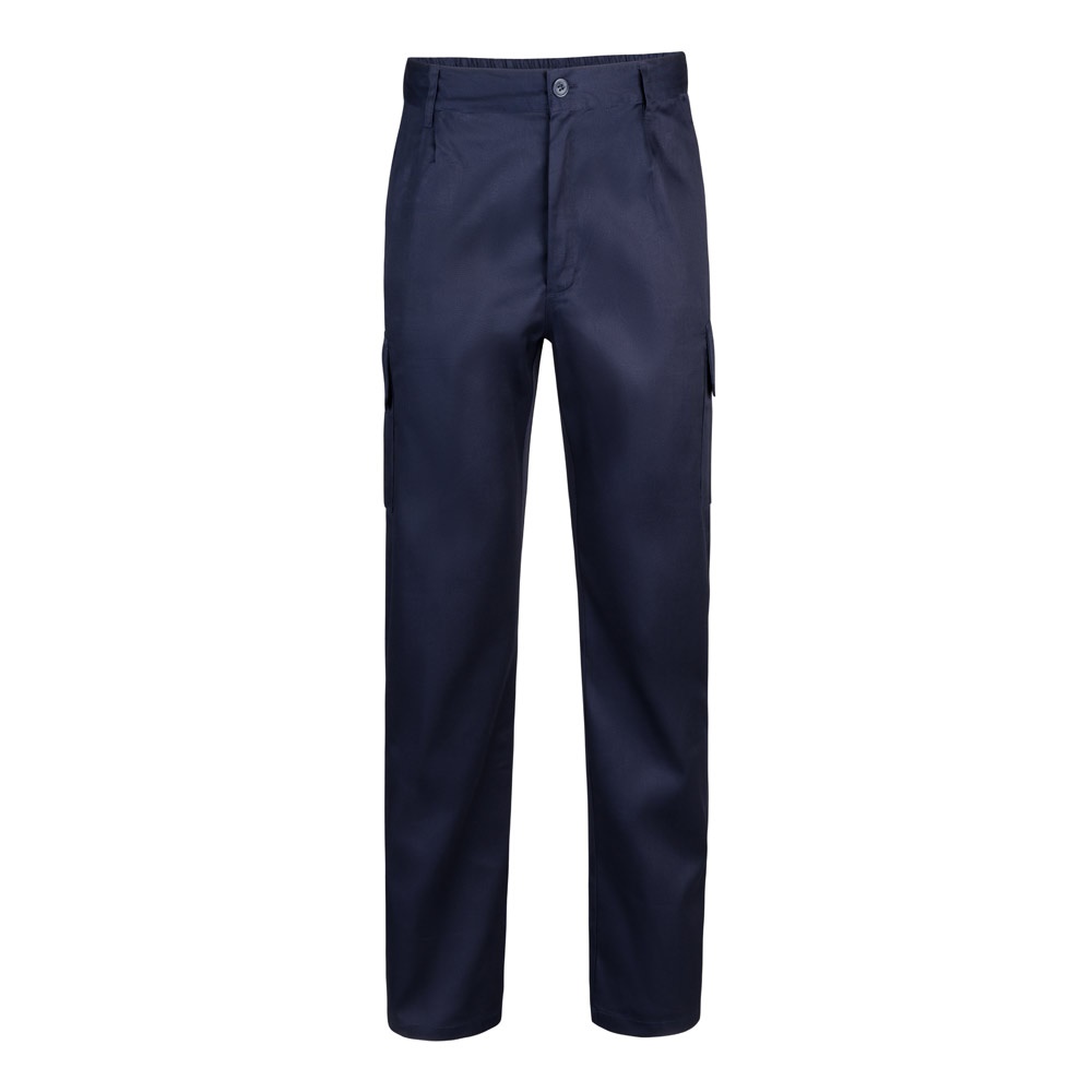 VL MABON. Pantalón multibolsillos de sarga (200g/m²), en algodón (35%) y poliéster (65%)