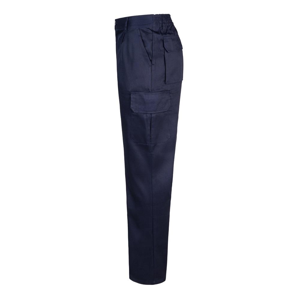 VL MABON. Pantalón multibolsillos de sarga (200g/m²), en algodón (35%) y poliéster (65%)