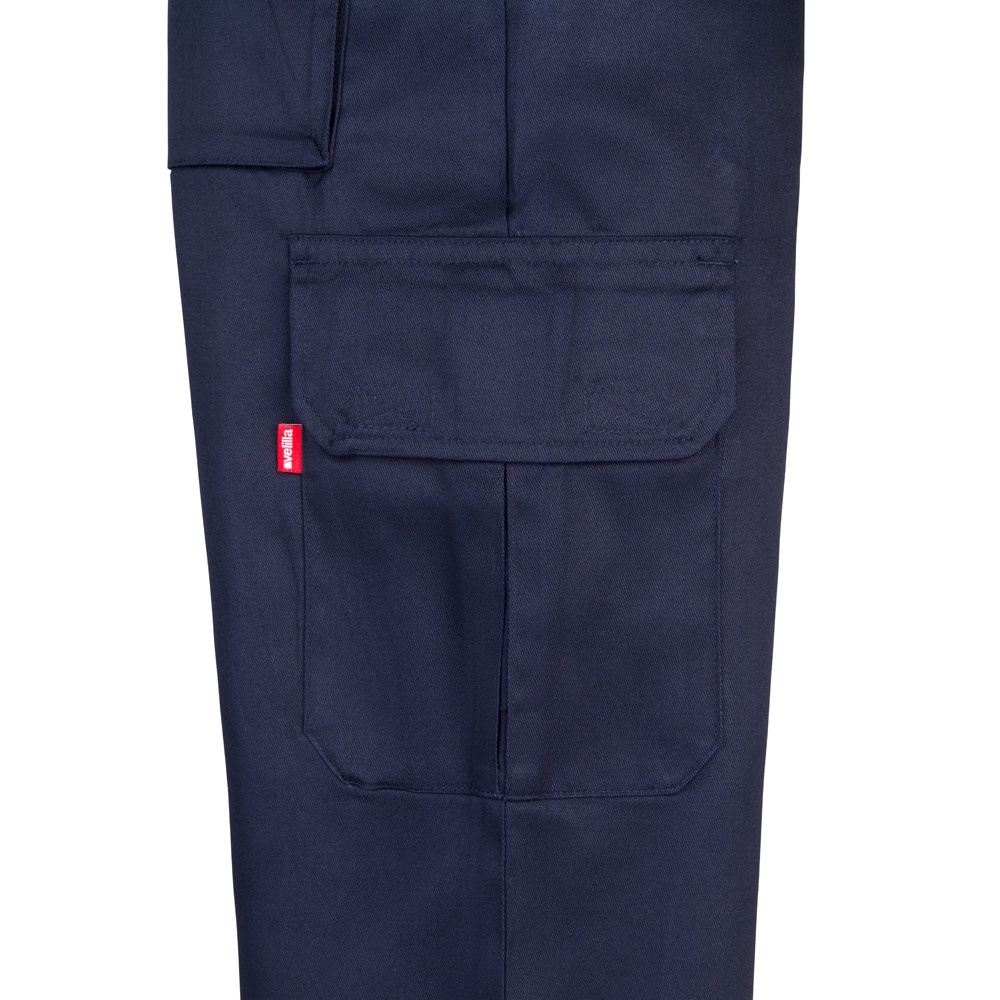 VL MABON. Pantalón multibolsillos de sarga (200g/m²), en algodón (35%) y poliéster (65%)