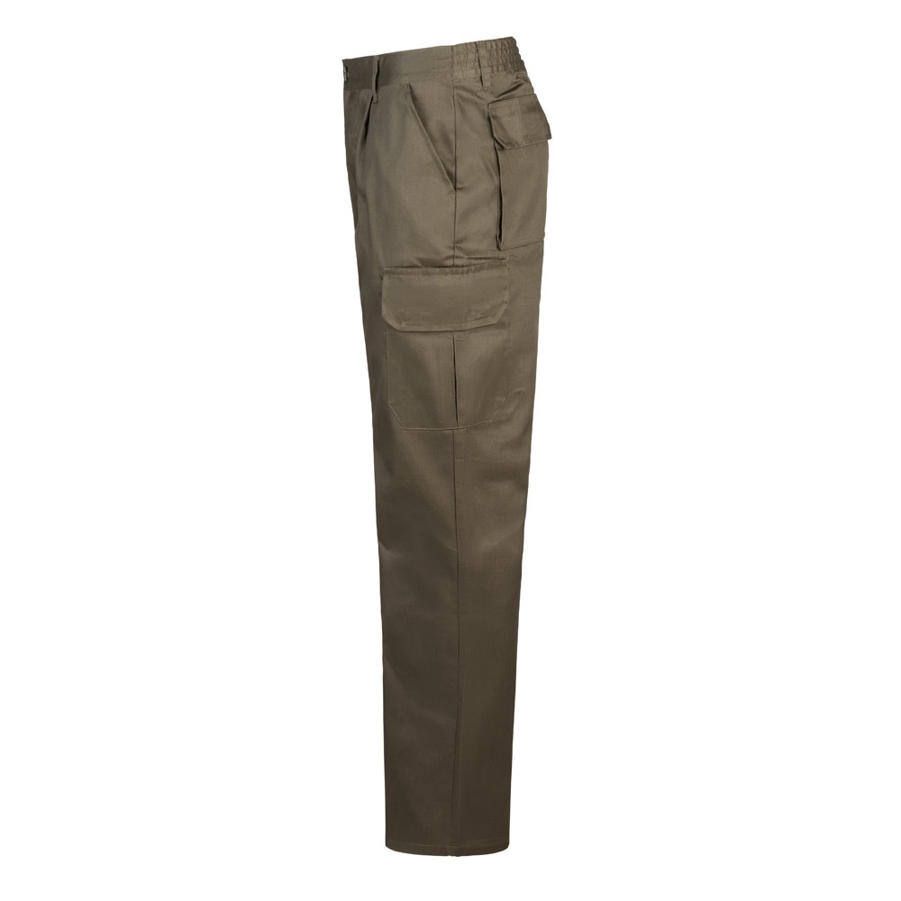 VL MABON. Pantalón multibolsillos de sarga (200g/m²), en algodón (35%) y poliéster (65%)