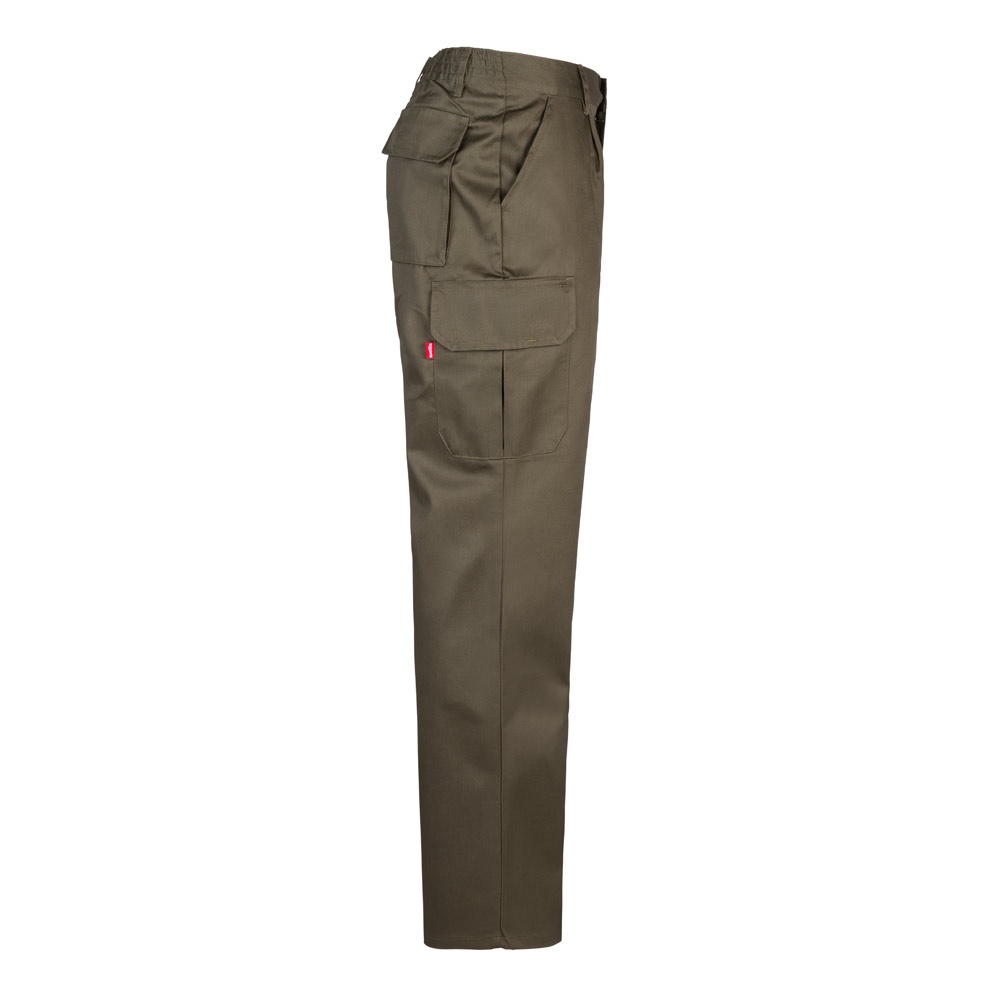 VL MABON. Pantalón multibolsillos de sarga (200g/m²), en algodón (35%) y poliéster (65%)