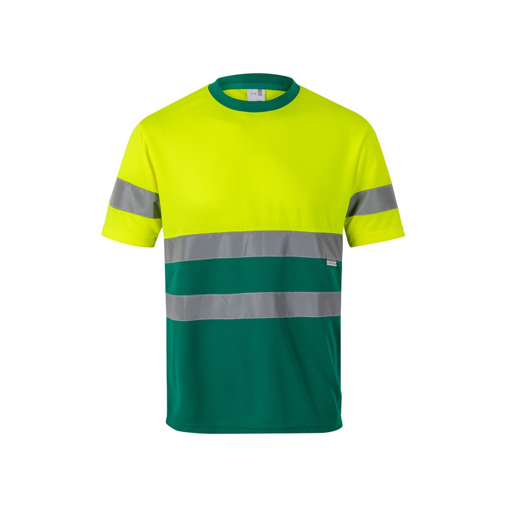 VL BRAHMA LARGE. Camiseta técnica bicolor ojo de pájaro (140g/m²), en poliéster (100%)