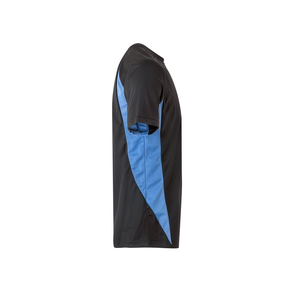 VL SLAYER. Camiseta técnica ojo de pájaro bicolor (160g/m²), en poliéster (100%)