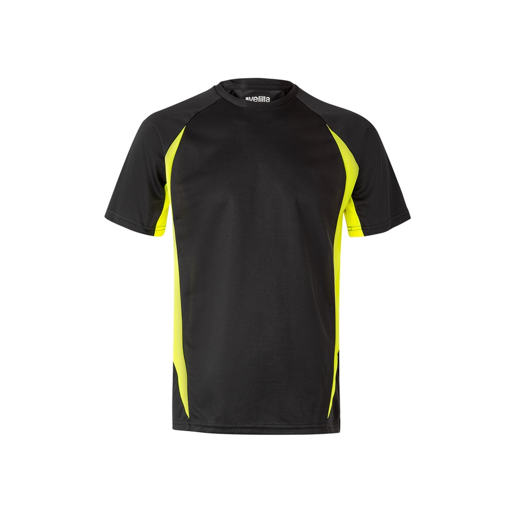 VL SLAYER. Camiseta técnica ojo de pájaro bicolor (160g/m²), en poliéster (100%)