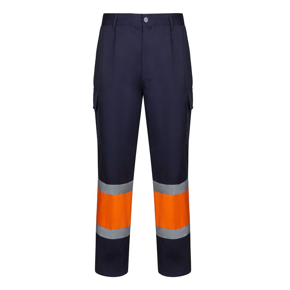 VL ARTEMIS. Pantalón bicolor, en sarga (190 g/m²), algodón (20 %) y poliéster (80 %). Pantalón multibolsillos elástico (240 g/m²), en algodón (46%), EME (38%) y poliéster (16%)