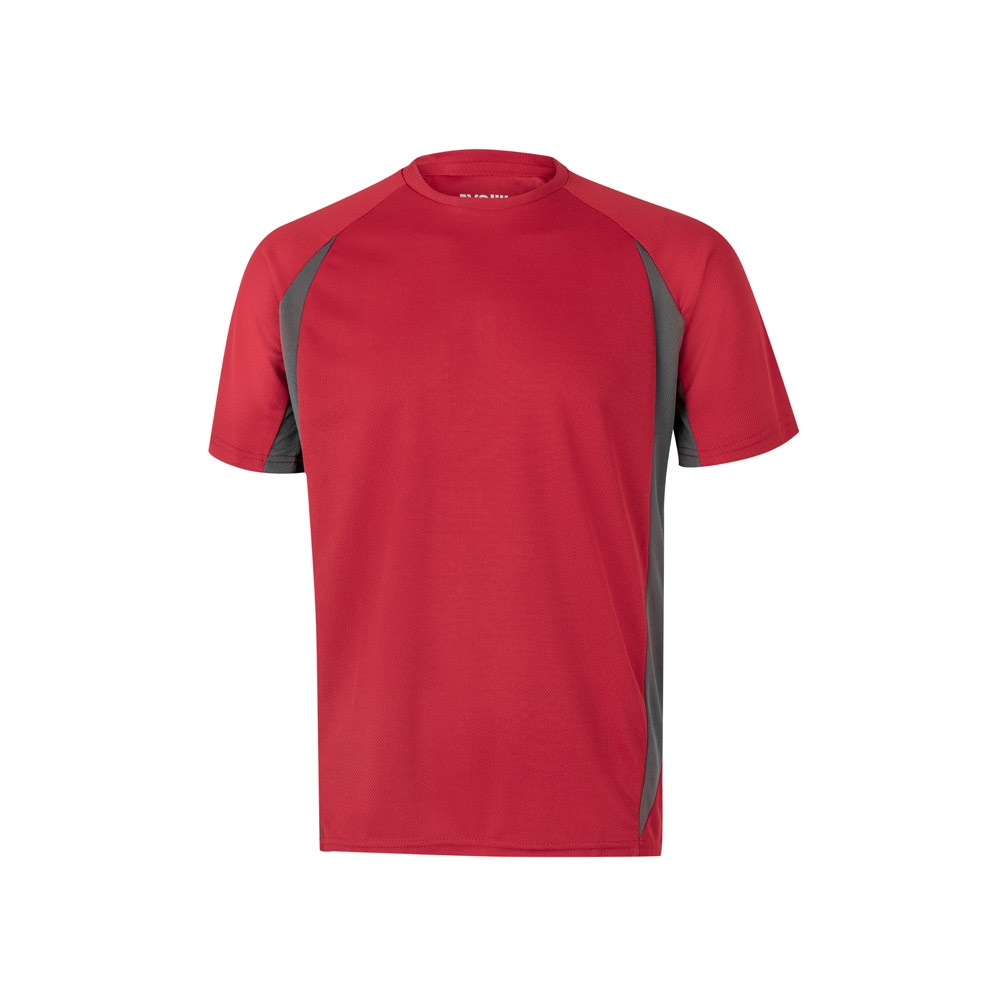 VL SLAYER. Camiseta técnica ojo de pájaro bicolor (160g/m²), en poliéster (100%)