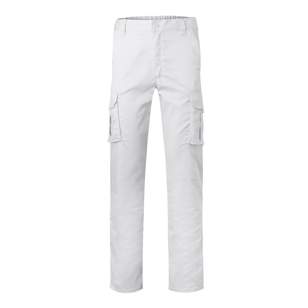 VL PAN. Pantalón elástico multibolsillos (290g/m²), en algodón (46%), EME (38%) y poliéster (16%)