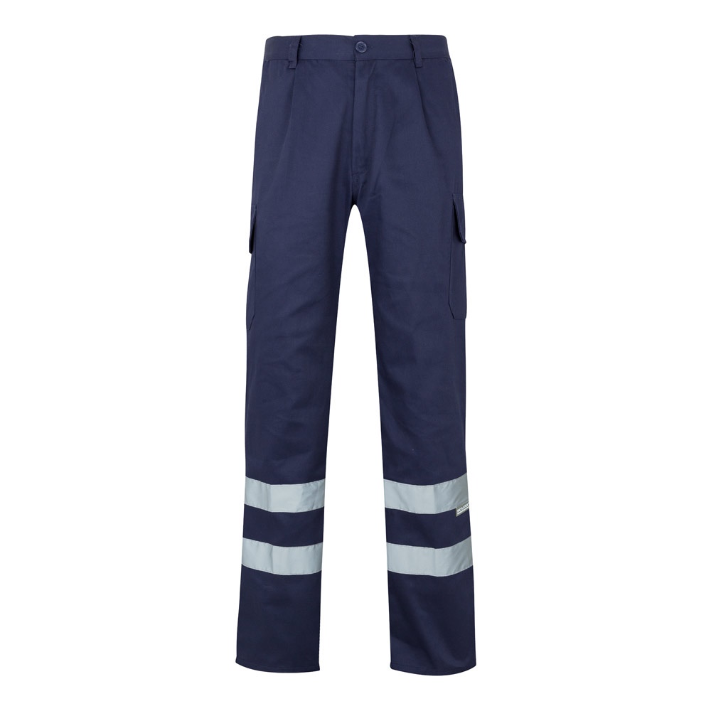 VL ASCLEPIUS. Pantalón multibolsillos de sarga (200g/m²), en algodón (35%) y poliéster (65%)