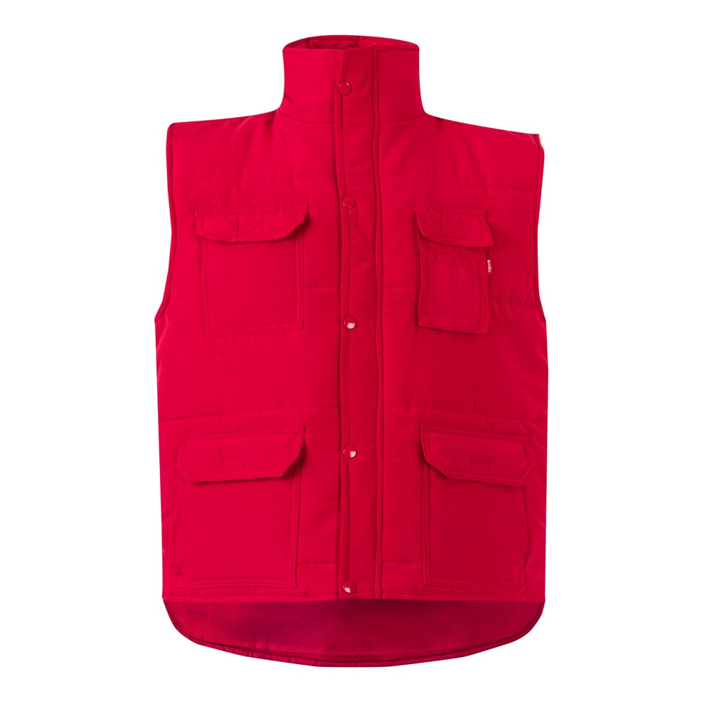 VL MEFITIS. Chaleco acolchado multibolsillos (220g/m²), en poliéster (100%)
