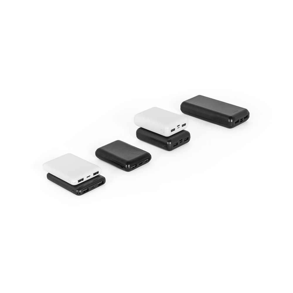 LEAKEY 8. Batería externa de 8'000 mAh en ABS reciclado (100% rABS)
