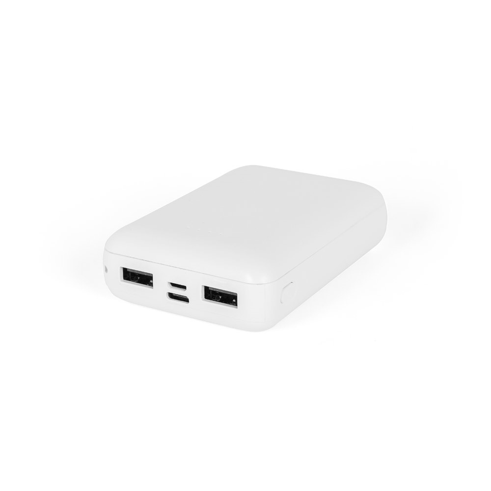 LEAKEY 10. Batería externa de 10'000 mAh en ABS reciclado (100% rABS