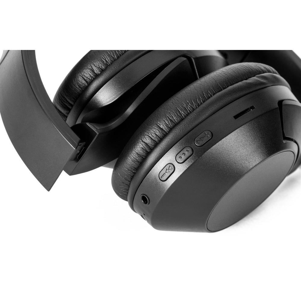 HENDRIX. Auriculares inalámbricos plegables con 20h de autonomía en ABS reciclado (100% rABS)