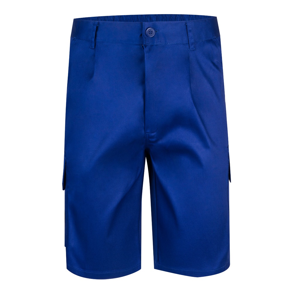 VL CHIONE. Bermudas en sarga multibolsillos (200g/m²), en algodón (35%) y poliéster (65%)