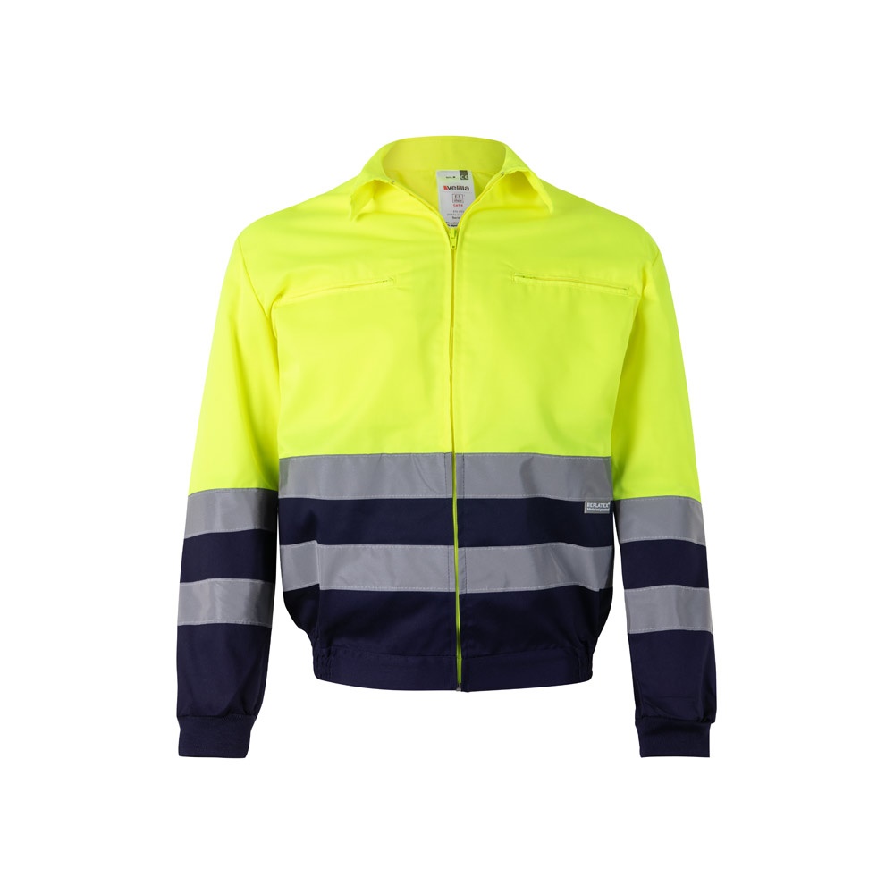VL NEPTUNE LARGE. Chaqueta de sarga bicolor (210g/m²) en poliéster (80%) y algodón (20%)