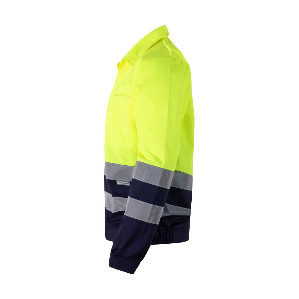 VL NEPTUNE LARGE. Chaqueta de sarga bicolor (210g/m²) en poliéster (80%) y algodón (20%)