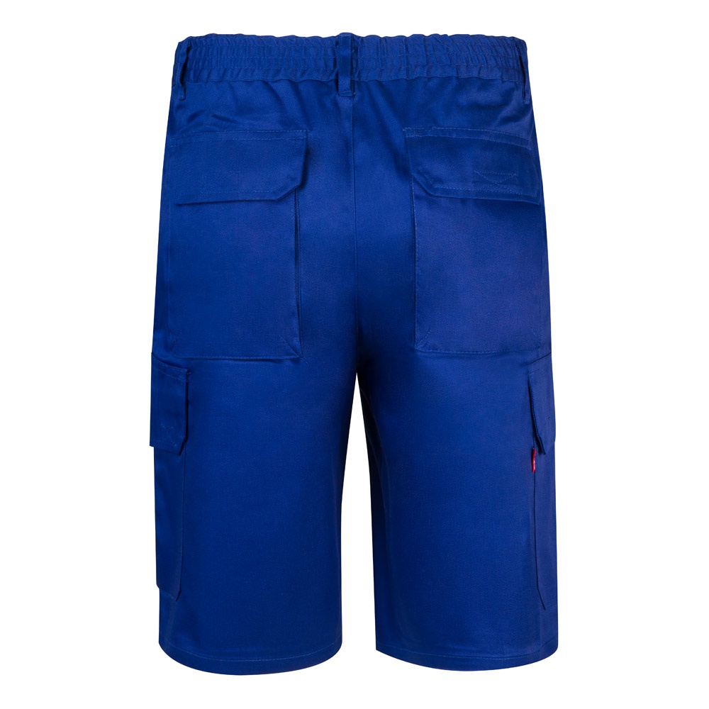 VL CHIONE. Bermudas en sarga multibolsillos (200g/m²), en algodón (35%) y poliéster (65%)