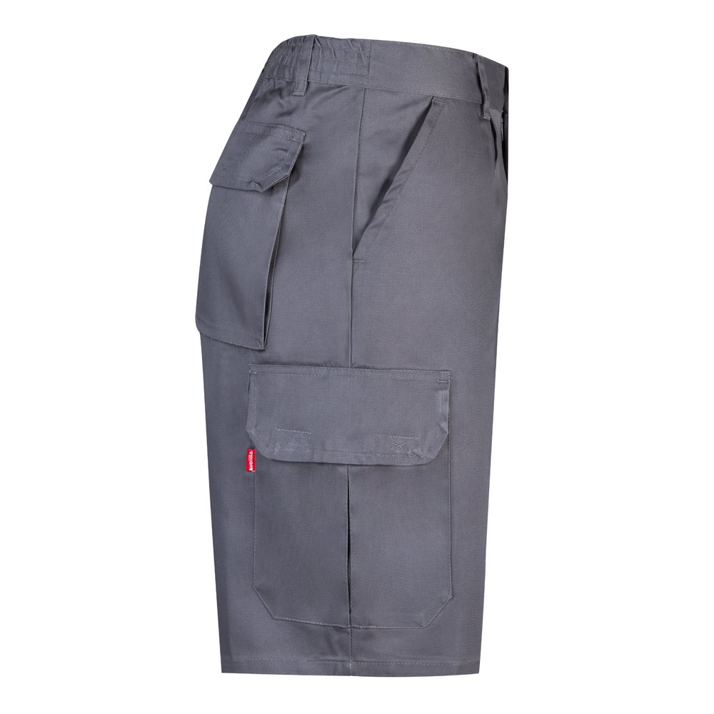 VL CHIONE. Bermudas en sarga multibolsillos (200g/m²), en algodón (35%) y poliéster (65%)