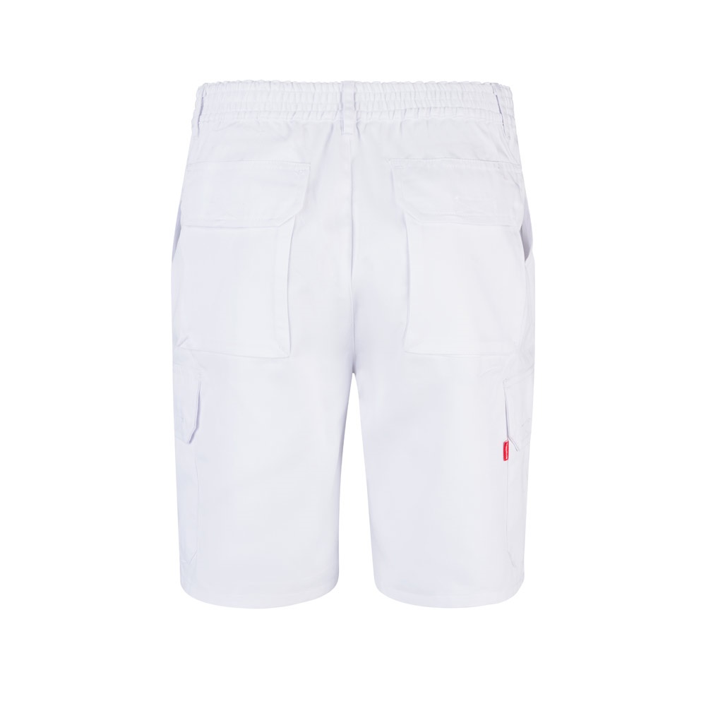 VL CHIONE. Bermudas en sarga multibolsillos (200g/m²), en algodón (35%) y poliéster (65%)