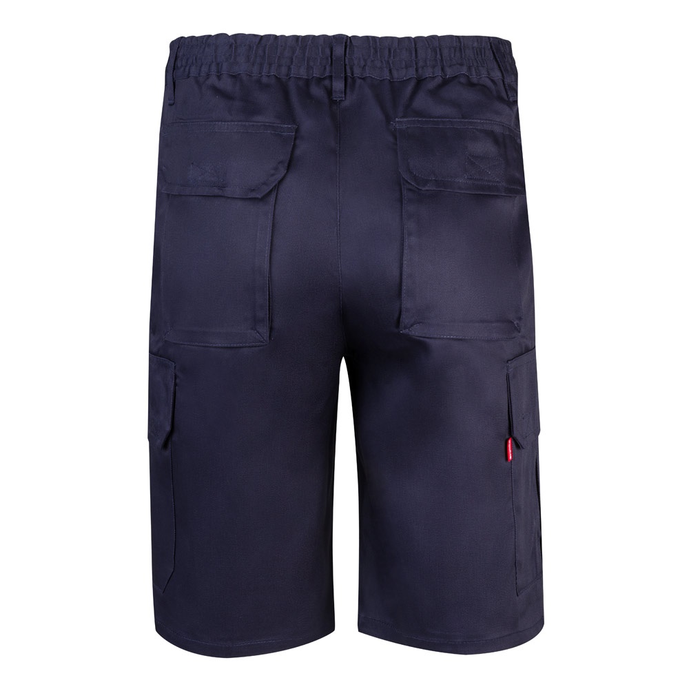 VL CHIONE. Bermudas en sarga multibolsillos (200g/m²), en algodón (35%) y poliéster (65%)