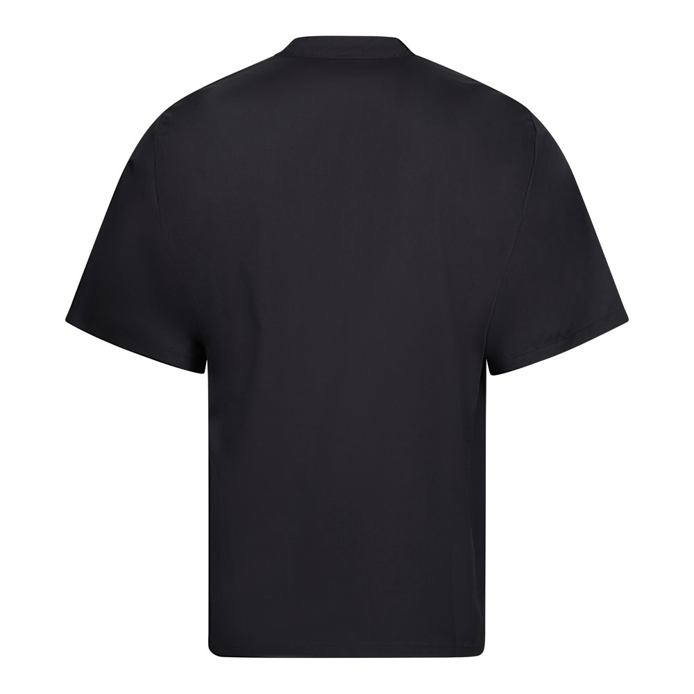 VL DURGA. Chaqueta de cocina de manga corta en popelina (110 g/m²) de algodón (35%) y poliéster (65%)