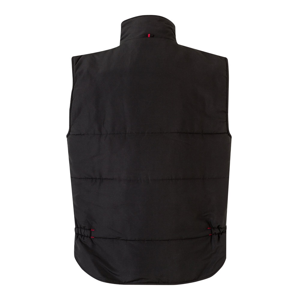 VL NERGAL. Chaleco acolchado, bicolor, multibolsillos (120g/m²), en poliéster (100%)