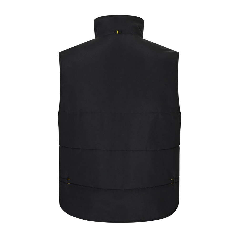 VL NERGAL. Chaleco acolchado, bicolor, multibolsillos (120g/m²), en poliéster (100%)