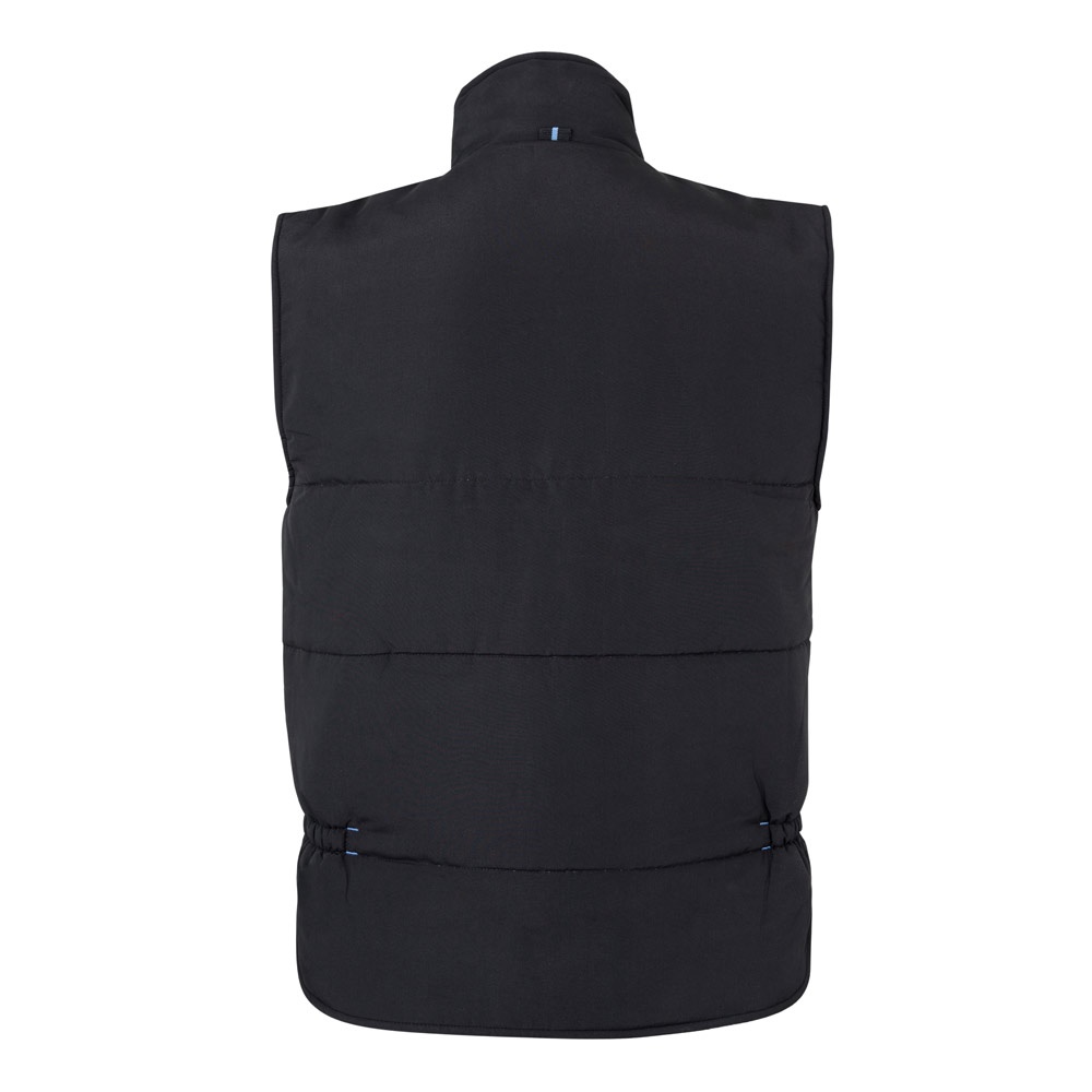 VL NERGAL. Chaleco acolchado, bicolor, multibolsillos (120g/m²), en poliéster (100%)