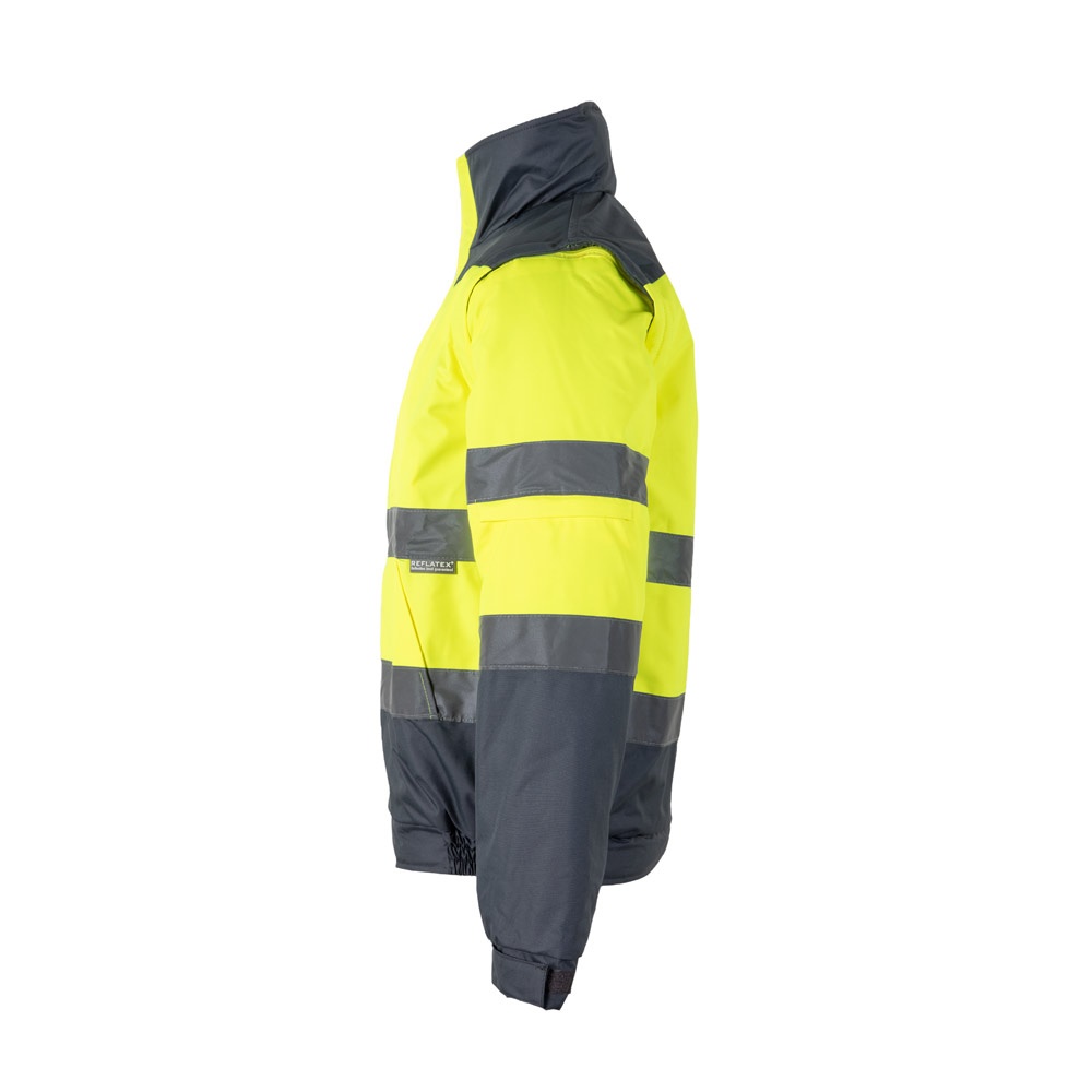 VL JUPITER. Chaqueta acolchada bicolor (180g/m²) en poliéster (100%), con revestimiento de PU