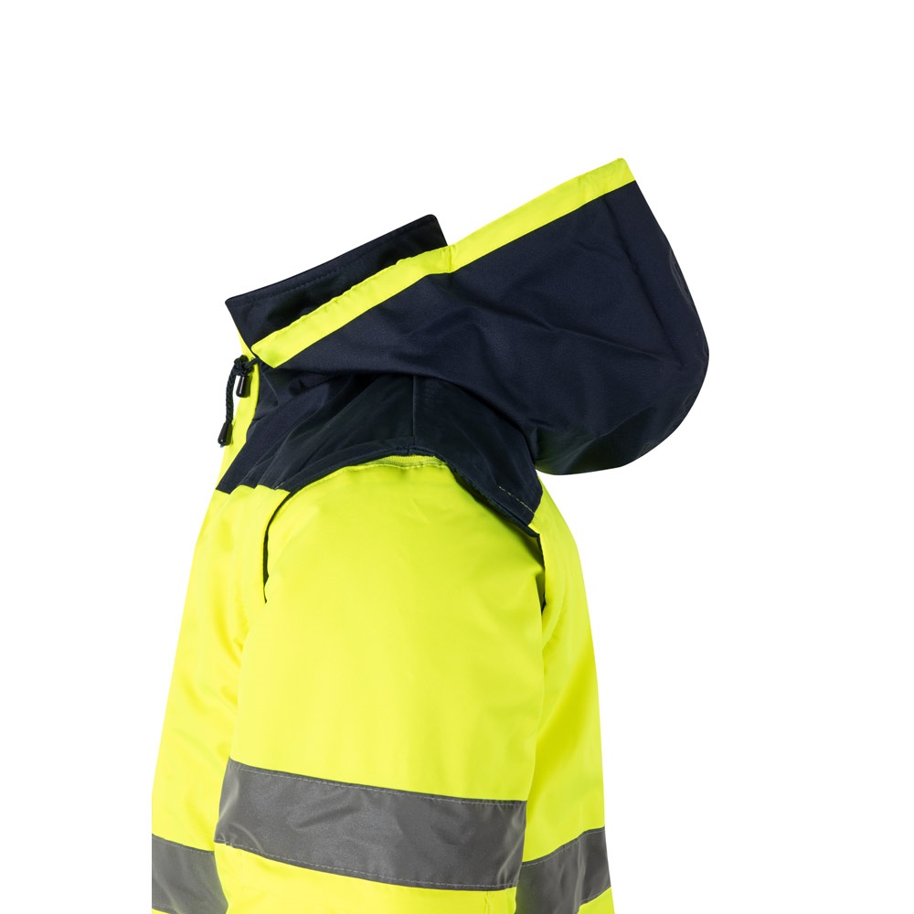 VL JUPITER. Chaqueta acolchada bicolor (180g/m²) en poliéster (100%), con revestimiento de PU