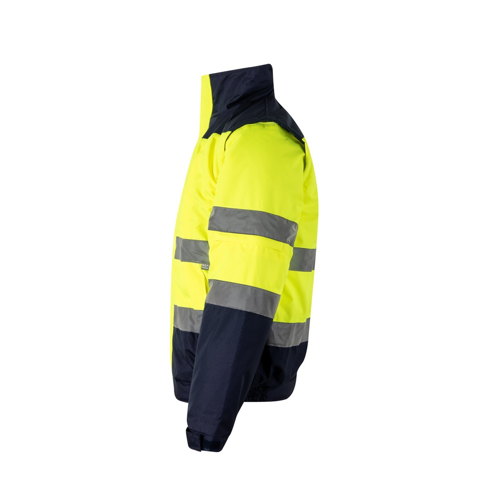 VL JUPITER. Chaqueta acolchada bicolor (180g/m²) en poliéster (100%), con revestimiento de PU
