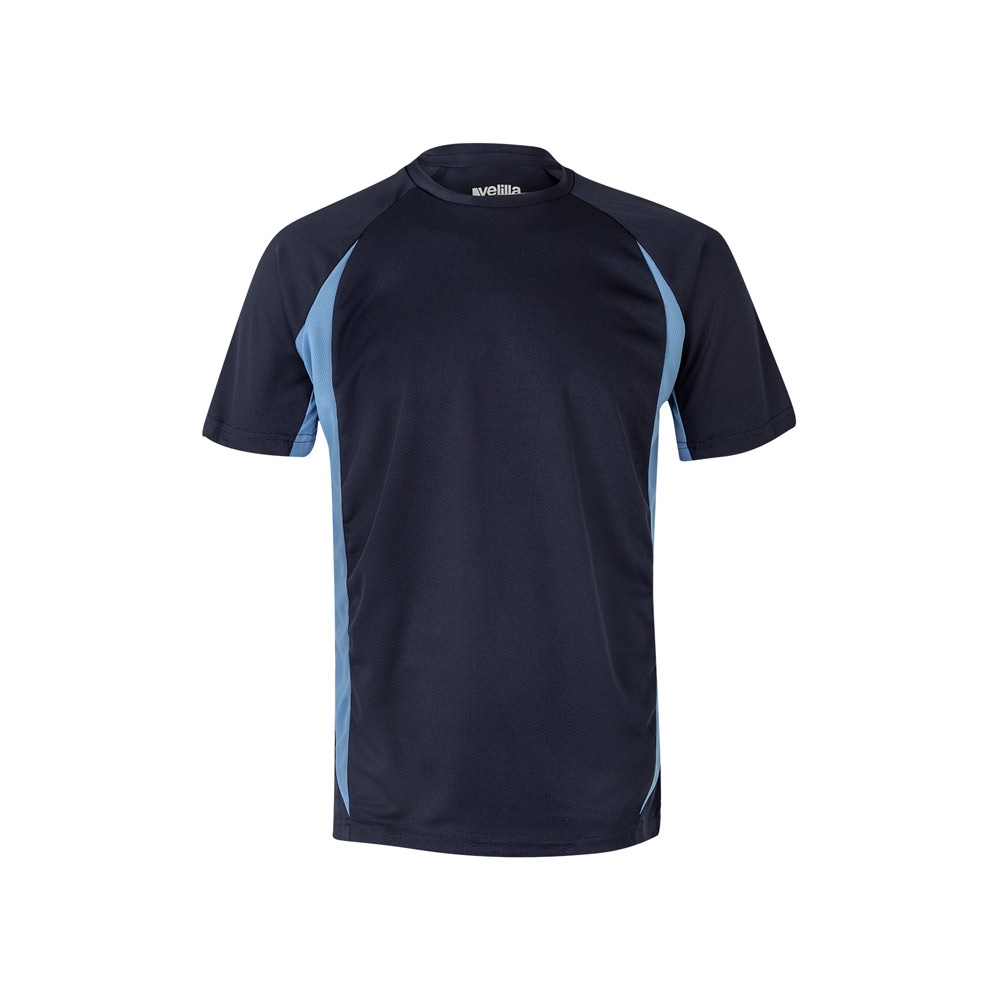 VL SLAYER. Camiseta técnica ojo de pájaro bicolor (160g/m²), en poliéster (100%)