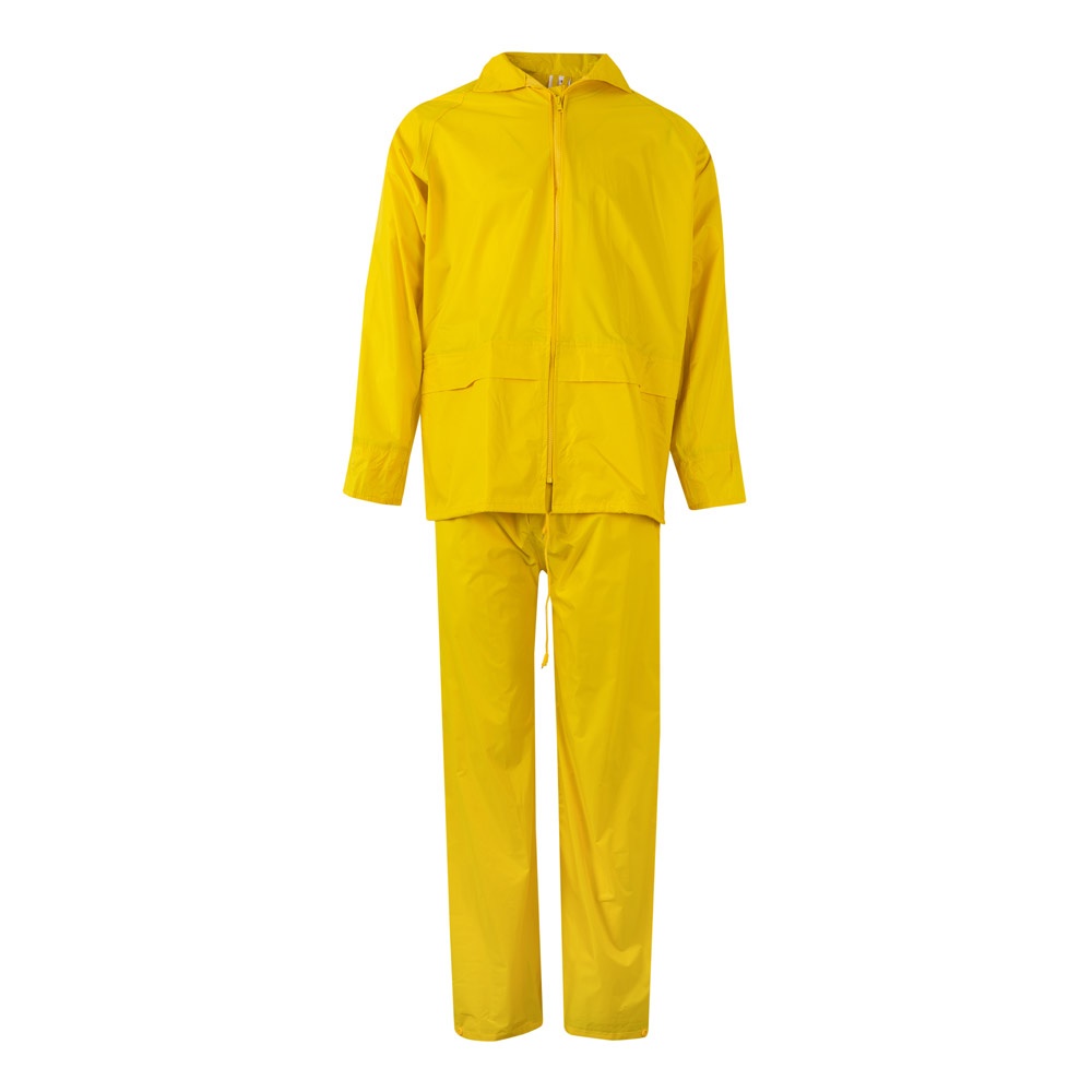 VL SEDNA. Traje de lluvia (225g/m²), de dos piezas en poliéster (100%) con revestimiento de PVC