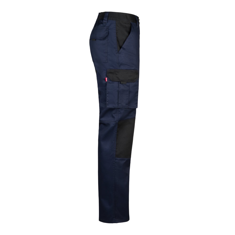 VL NJORD. Pantalón de sarga multibolsillos bicolor (240 g/m²), en algodón (35%) y poliéster (65%)