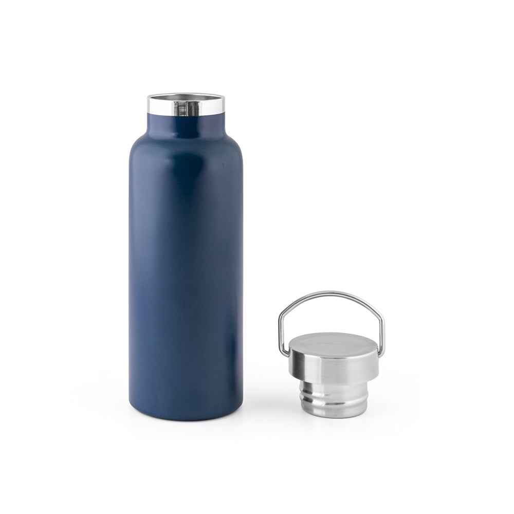 DUPLANTIS. Botella de acero inoxidable (90% reciclado) con aislamiento al vacío de 750 mL