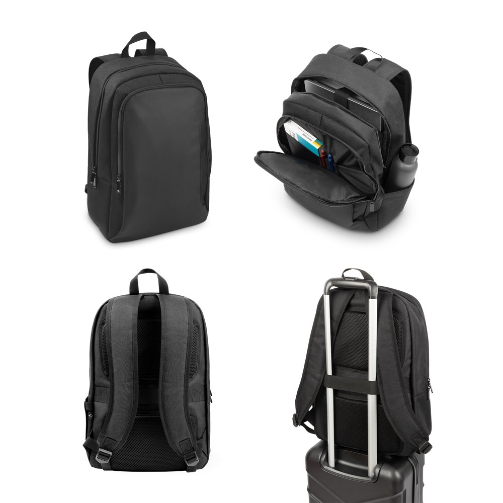 DRAMMEN. Mochila para portátil en poliéster reciclado de alta densidad 600D