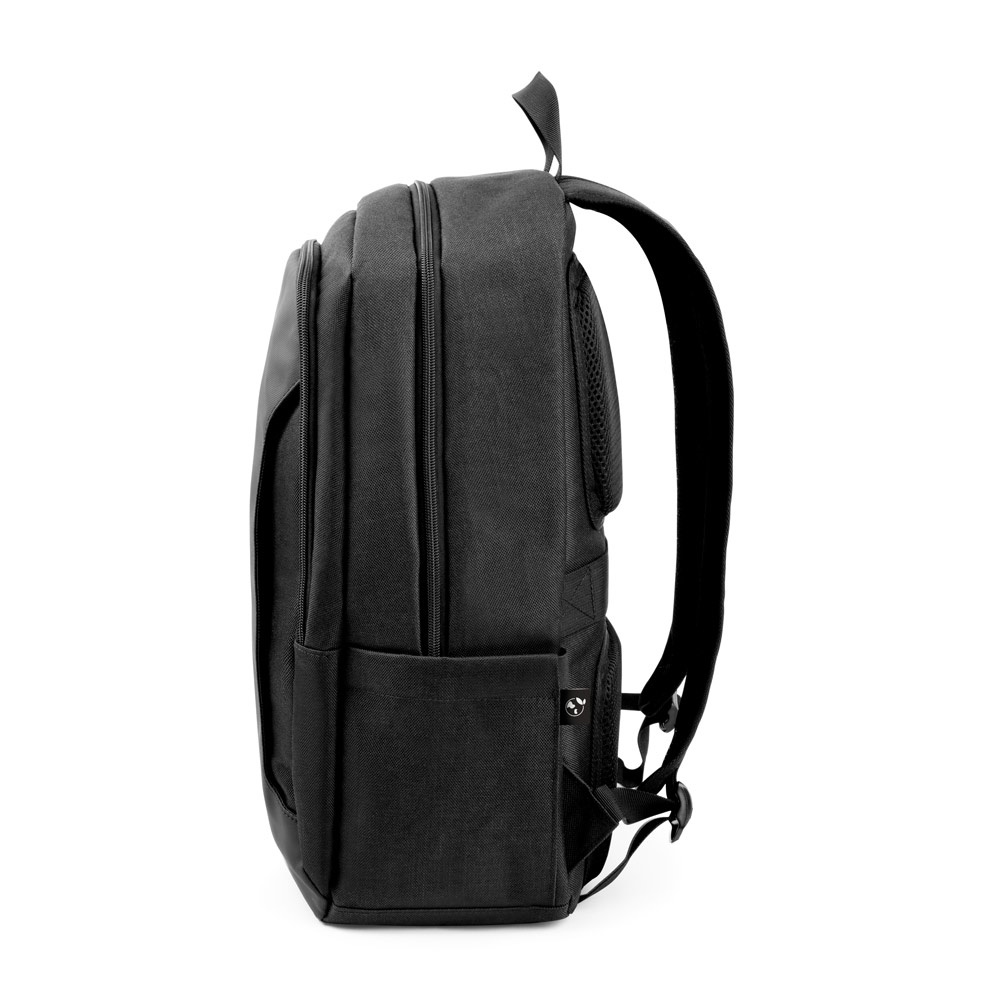 DRAMMEN. Mochila para portátil en poliéster reciclado de alta densidad 600D