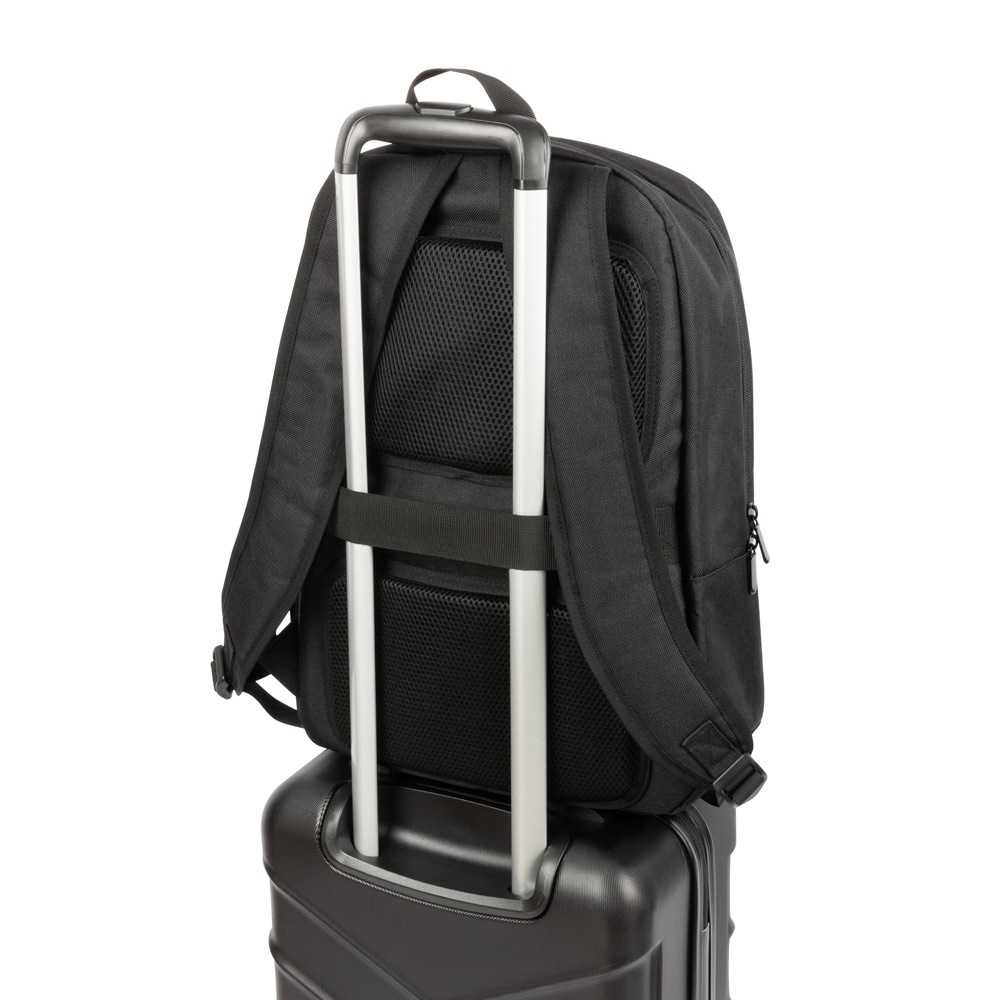 DRAMMEN. Mochila para portátil en poliéster reciclado de alta densidad 600D