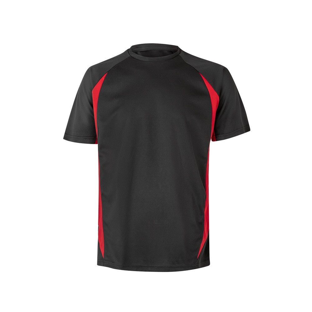 VL SLAYER. Camiseta técnica ojo de pájaro bicolor (160g/m²), en poliéster (100%)