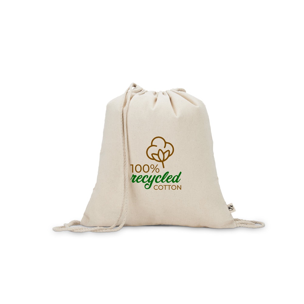 MAIORCA. Bolsa mochila 100% algodón reciclado (180 g/m²)