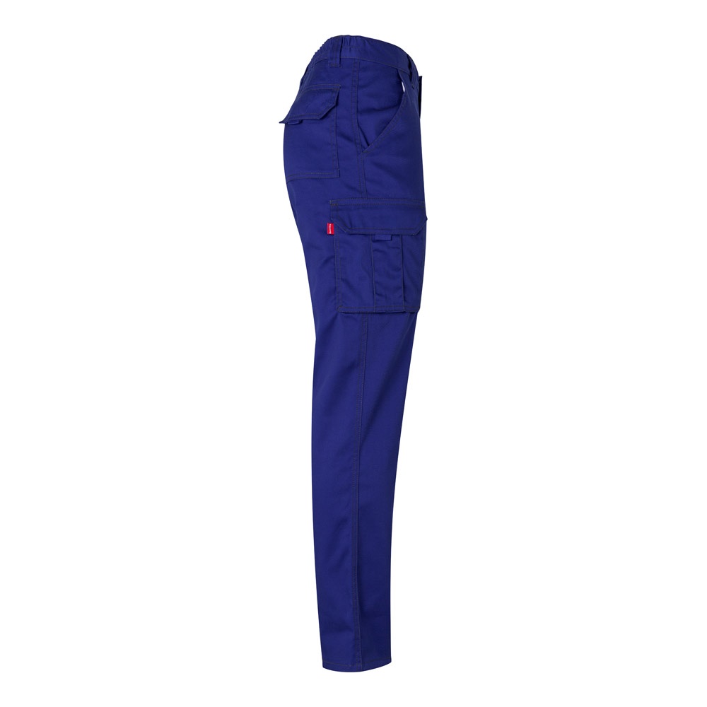VL LUGH. Pantalón elástico multibolsillos (240g/m²) en algodón (46%), EME (38%) y poliéster (16%)