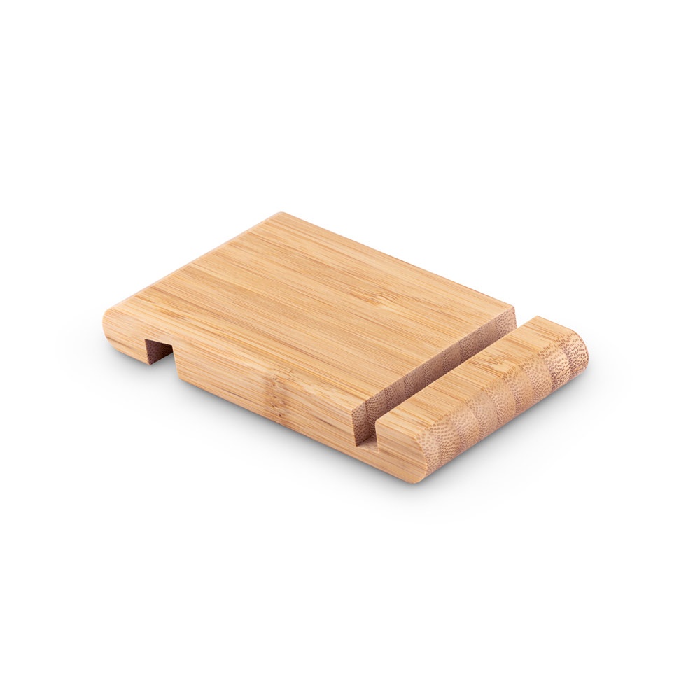 HABER. Soporte para móvil de bambú