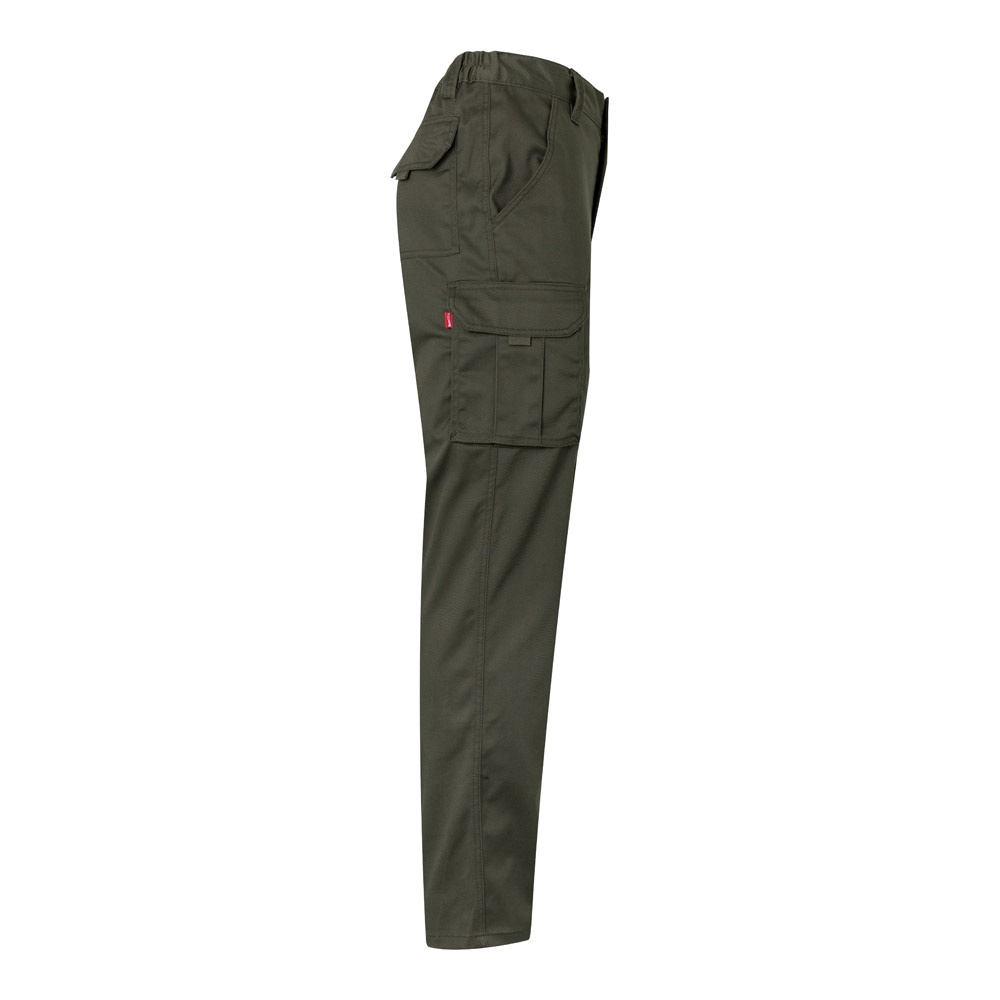 VL PAN. Pantalón elástico multibolsillos (290g/m²), en algodón (46%), EME (38%) y poliéster (16%)