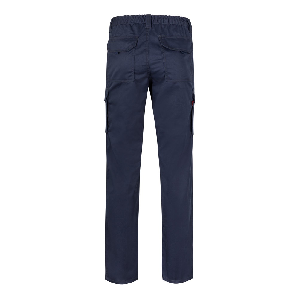 VL PAN. Pantalón elástico multibolsillos (290g/m²), en algodón (46%), EME (38%) y poliéster (16%)