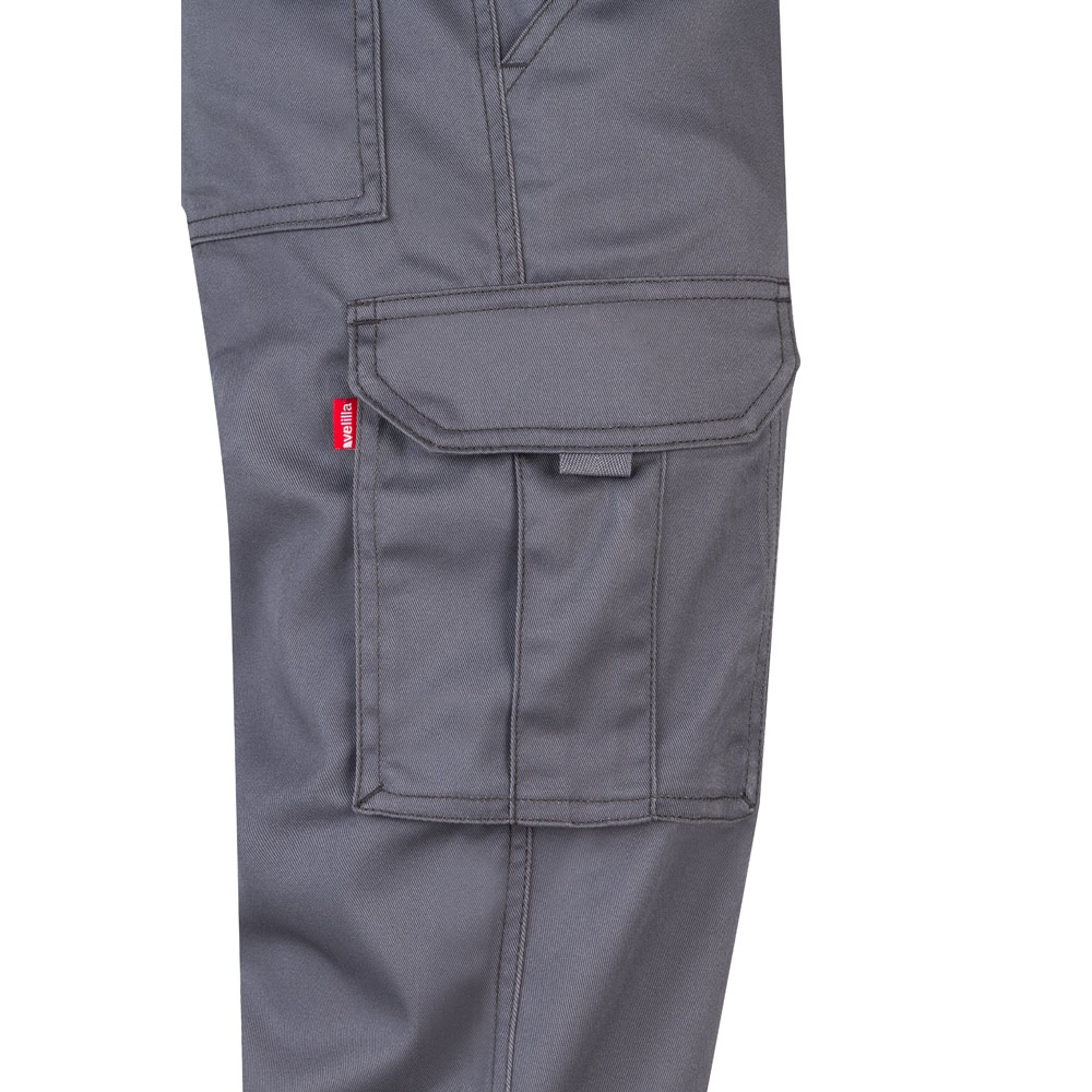 VL PAN. Pantalón elástico multibolsillos (290g/m²), en algodón (46%), EME (38%) y poliéster (16%)