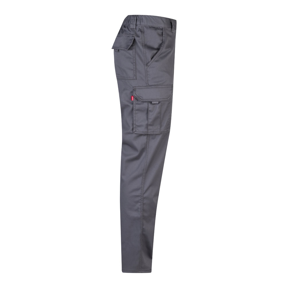 VL PAN. Pantalón elástico multibolsillos (290g/m²), en algodón (46%), EME (38%) y poliéster (16%)