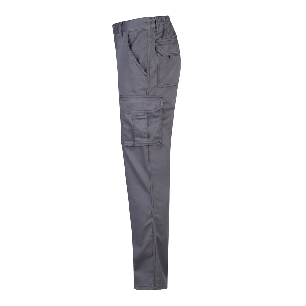 VL PAN. Pantalón elástico multibolsillos (290g/m²), en algodón (46%), EME (38%) y poliéster (16%)